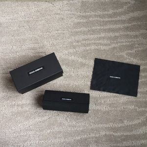 Dolce & Gabbana Eyeglass case, cloth and box $10